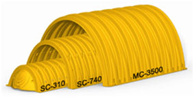 3 tailles pour répondre à toutes les spécificités de mise en oeuvre